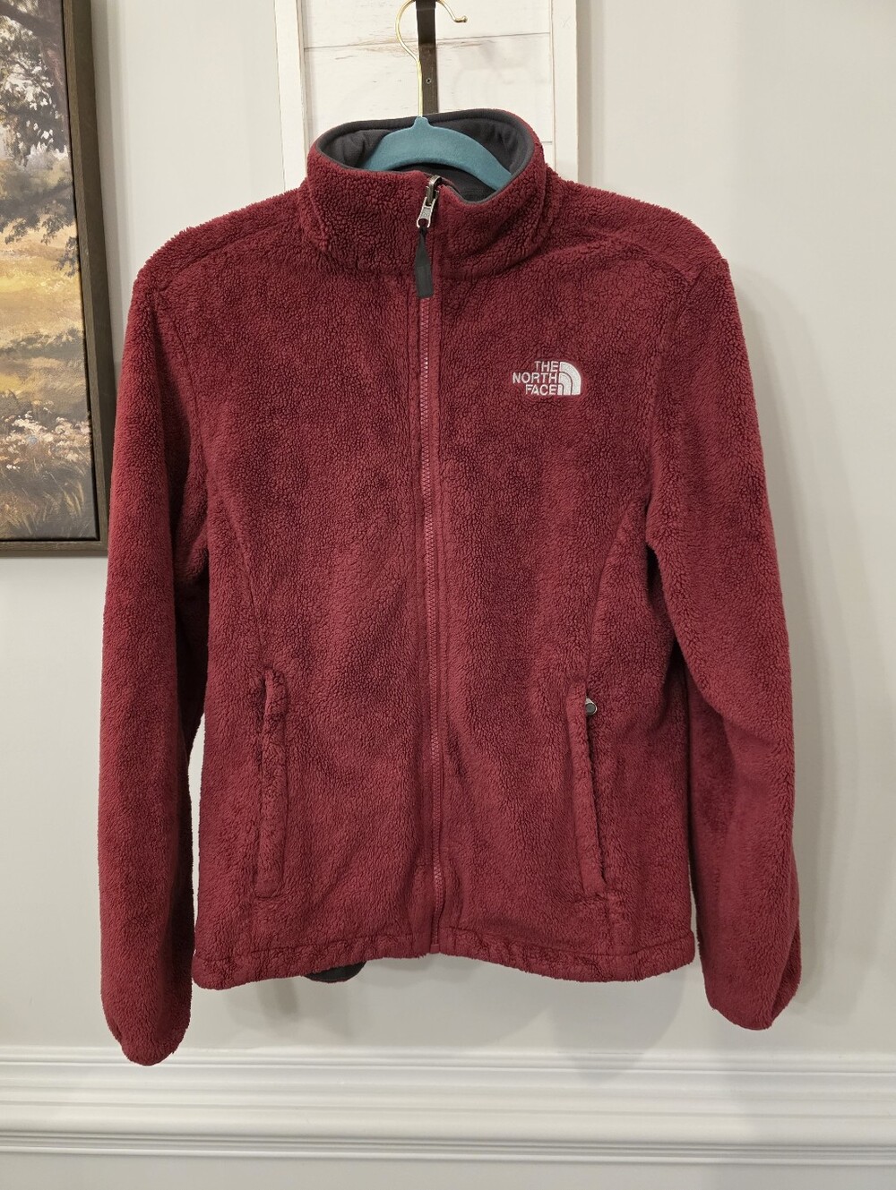 The North Face Osito Maroon Jacket Medium